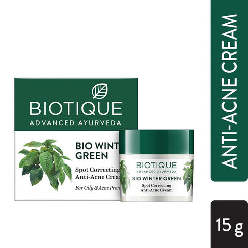 Biotique Bio Winter Green Spot Correcting Anti Acne Cream